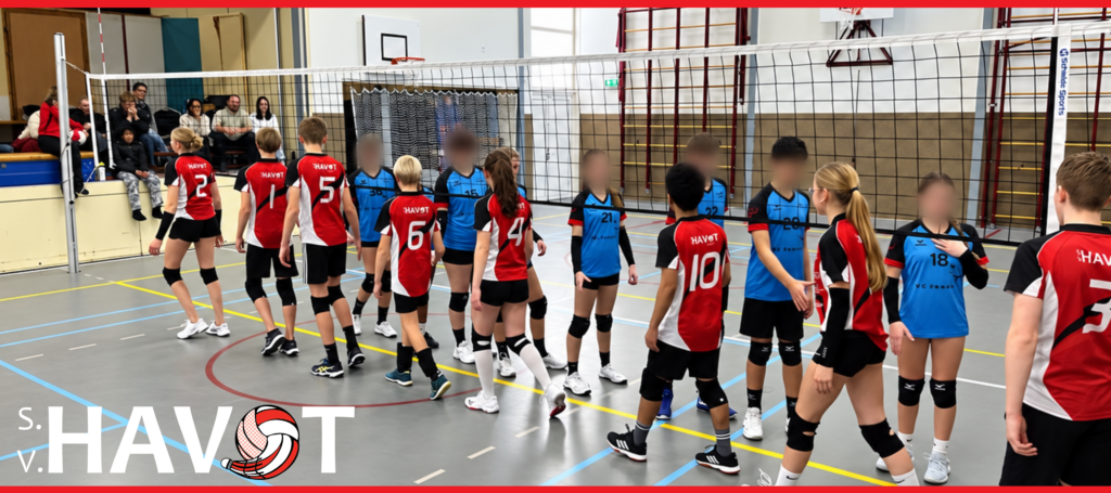 Jeugdvolleybal voor jongens en meiden bij s.v. Havot in Hallum en Ferwert